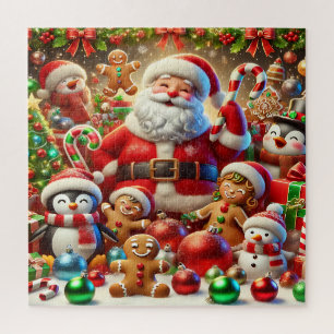Weihnachtsmann-Puzzle Puzzle