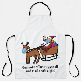 Weihnachtsmann, Reindeer, Quarantine Christmas, ZS Schürze