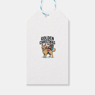 Weihnachtsmann-Reiter-Retriever-Shirt Desi Geschenkanhänger