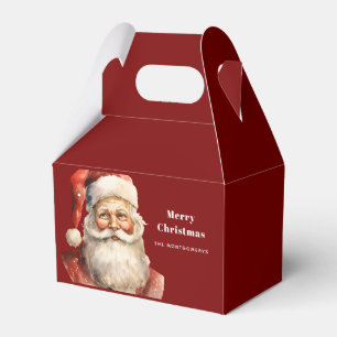 Weihnachtsmann Retro Weihnachten Geschenkschachtel