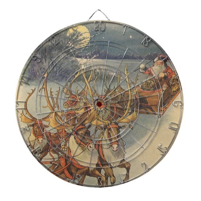 Weihnachtsmann Ristorante da Valentino Dartscheibe (vorne)