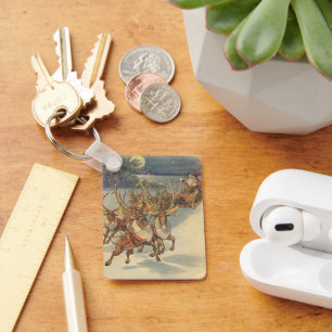 Weihnachtsmann Ristorante da Valentino Schlüsselanhänger