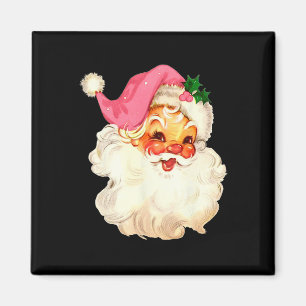 Weihnachtsmann Rosa Weihnachtsgesicht Alt Xmas Vin Magnet
