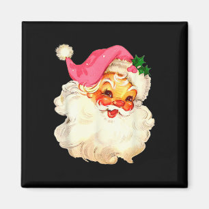 Weihnachtsmann Rosa Weihnachtsgesicht Alt Xmas Vin Magnet