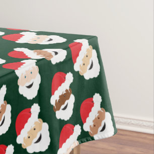 Weihnachtsmann Rote grüne Haut Tone Weihnachten Tischdecke