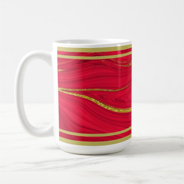 Weihnachtsmann: Rote Tasse (Links)
