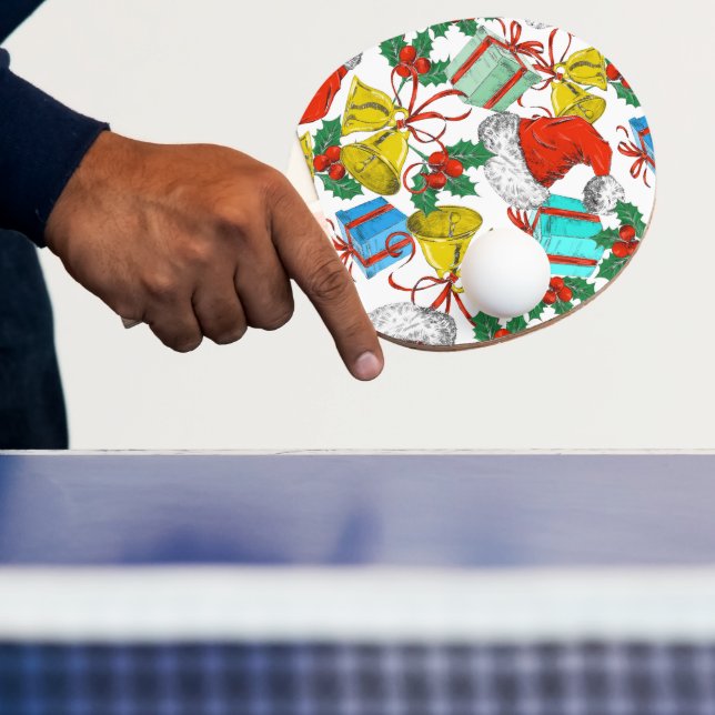 Weihnachtsmann-Sammlung Tischtennis Schläger (InSitu)