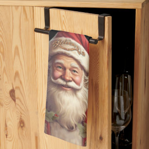 Weihnachtsmann Sankt Nikolaus Weihnachten Geschirrtuch