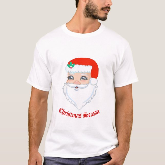 Weihnachtsmann Santa Claus T-Shirt (Vorderseite)