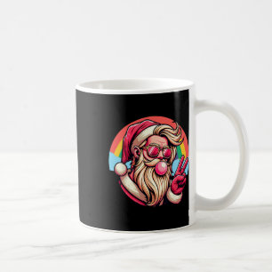 Weihnachtsmann Santa Frieden Rosa Xmas Bubble Gum  Kaffeetasse