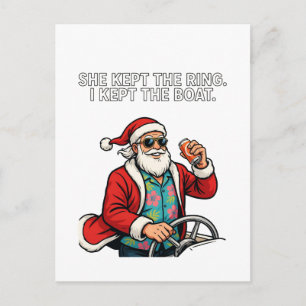 Weihnachtsmann Scheidung Sorgerecht Humor Lustig W Postkarte