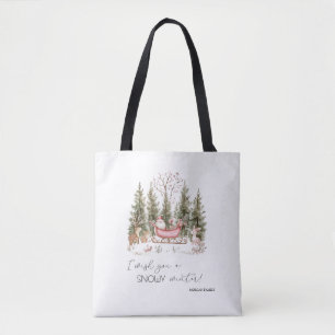  Weihnachtsmann, Schlitten, Geschenke Wald Weihnac