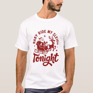 Weihnachtsmann-Schlitten-Sarkastischer-Weihnachts- T-Shirt