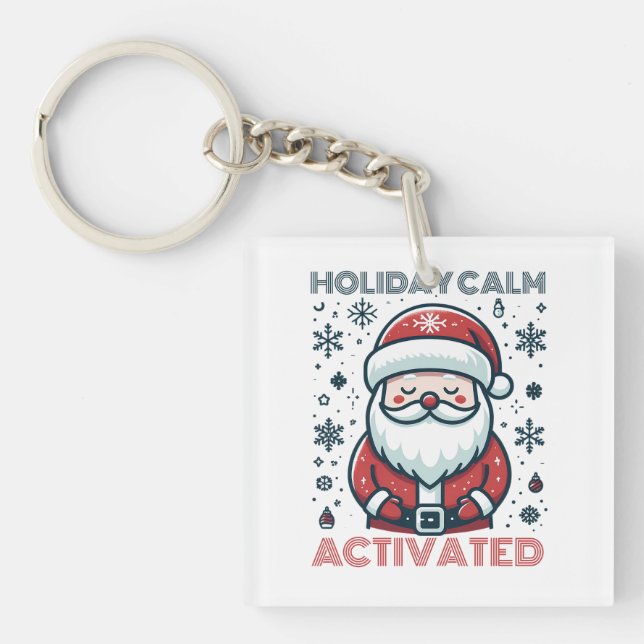 Weihnachtsmann Schlüsselanhänger (Vorderseite)