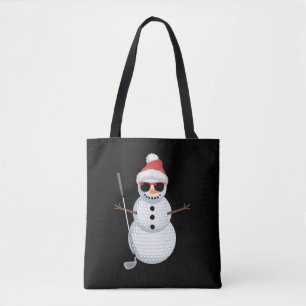 Weihnachtsmann Schneemann Golfball Weihnachtsgolfe
