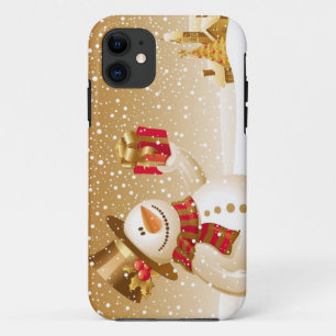 Weihnachtsmann-Schneemann iPhone 5 Hülle