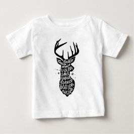 Weihnachtsmann, Schwarz & Weiß Baby T-shirt