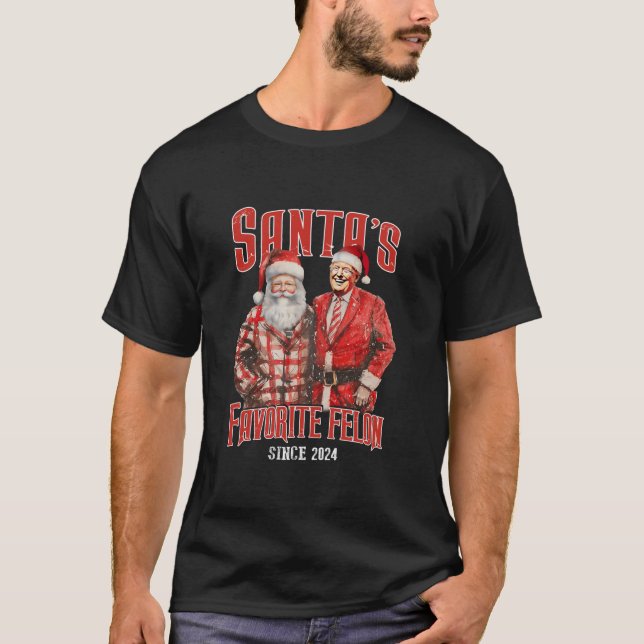 Weihnachtsmann seit 2024 Weihnachten Pajama T-Shirt (Vorderseite)