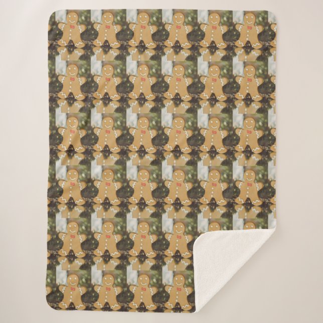 Weihnachtsmann Sherpadecke (Vorderseite)