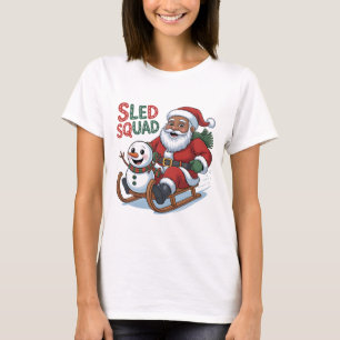 Weihnachtsmann-Shirt Vintage Weihnachten 2025 T-Sh T-Shirt