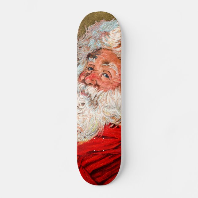 Weihnachtsmann Skateboard (Vorderseite)
