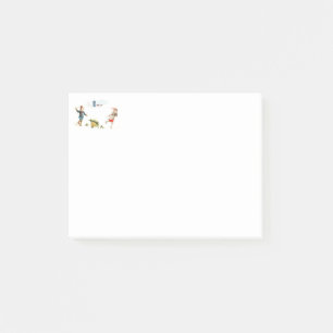 Weihnachtsmann - Snowball Spaß Post-it Klebezettel