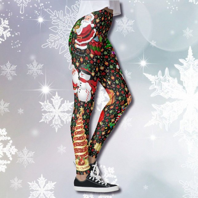 Weihnachtsmann Snowman Leggings (Von Creator hochgeladen)