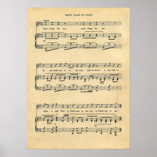 Weihnachtsmann So Jolly Poster! Poster