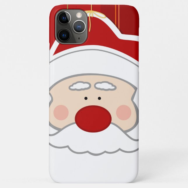 Weihnachtsmann-Spaß Case-Mate iPhone Hülle (Rückseite)