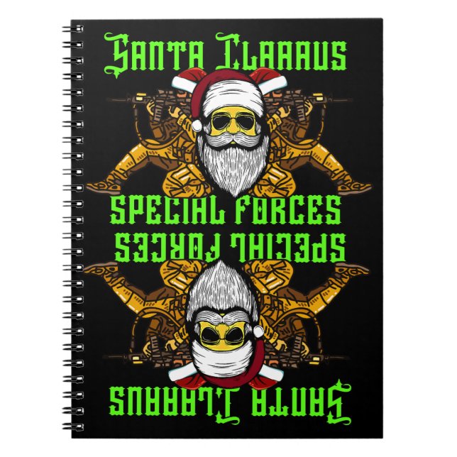 Weihnachtsmann, Spezialeinheiten, Armee Notizblock (Vorderseite)