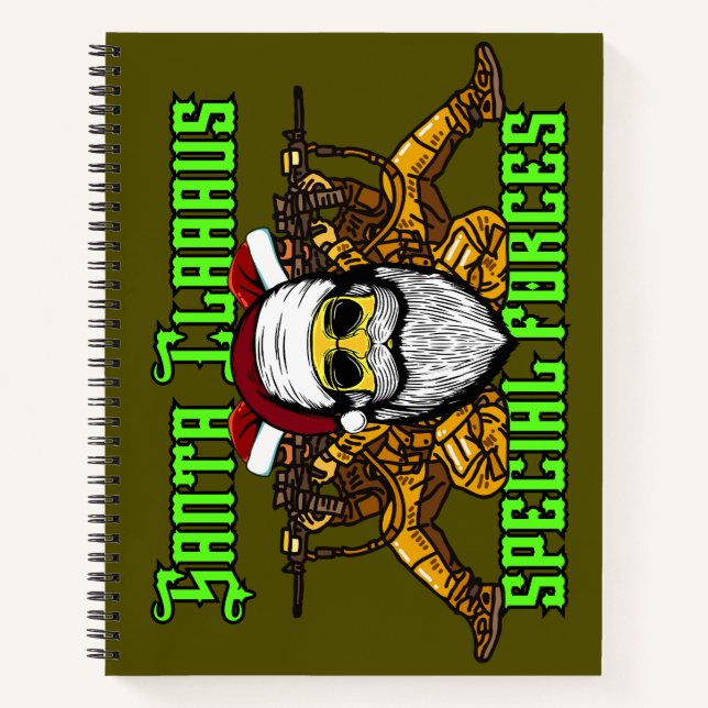 Weihnachtsmann, Spezialeinheiten, Armee Notizbuch (Vorderseite)