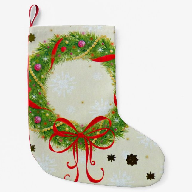 Weihnachtsmann-Strumpf Kleiner Weihnachtsstrumpf (Vorderseite)