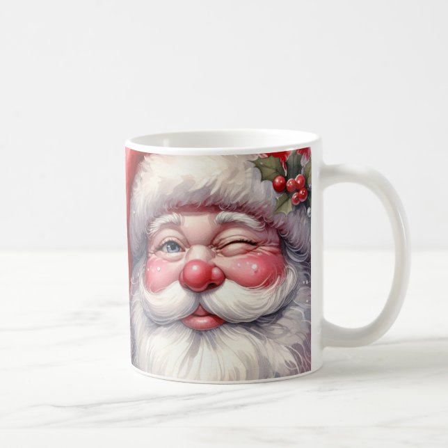 Weihnachtsmann, Tasse Kaffee (Rechts)