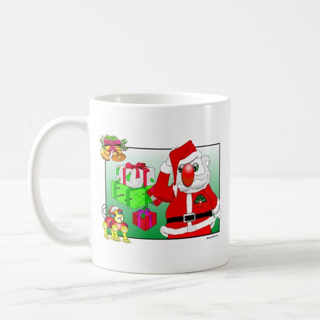 Weihnachtsmann-Tasse Kaffeetasse (Links)