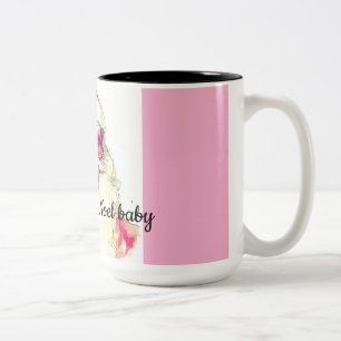 Weihnachtsmann-Tasse Zweifarbige Tasse