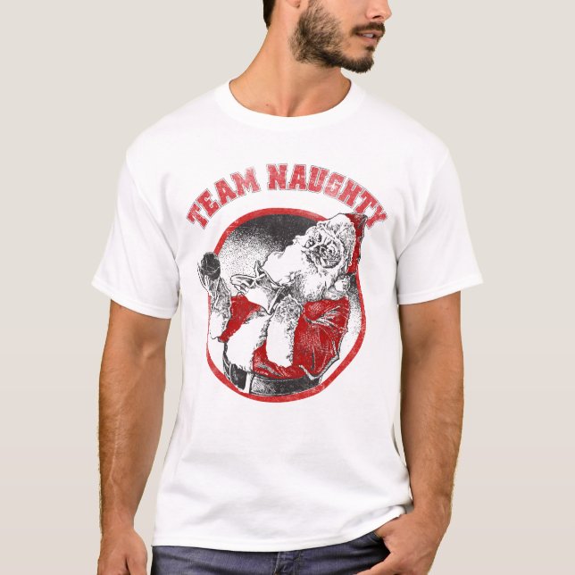 Weihnachtsmann - Team frech T-Shirt (Vorderseite)
