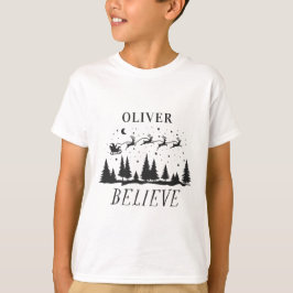 Weihnachtsmann - traditionelles Schwarz T-Shirt