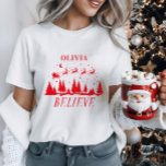 Weihnachtsmann - Traditionsfamilie T-Shirt<br><div class="desc">Weihnachten Weihnachten Traditioneller,  zeitgenössischer Feiertag elegant in Rot und Weiß passende Familiendekoration bevorzugen T - Shirt Geschenkdesign.</div>