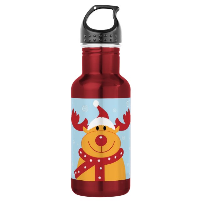 Weihnachtsmann Trinkflasche (Vorderseite)