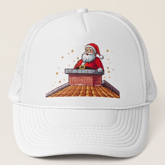 Weihnachtsmann Truckerkappe (Vorderseite)