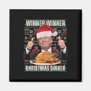 Weihnachtsmann Trump Spaß Funny Trump Weihnachten Magnet