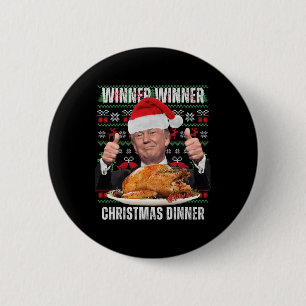 Weihnachtsmann Trump Spaß Funny Trump Xmas 4 Button