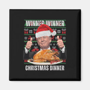 Weihnachtsmann Trump Spaß Funny Trump Xmas 4 Magnet