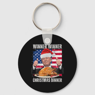 Weihnachtsmann Trump Spaß Funny Trump Xmas Schlüsselanhänger
