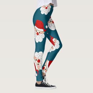 Weihnachtsmann u. Stern Leggings