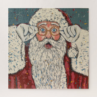 Weihnachtsmann Überrascht Puzzle
