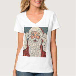 Weihnachtsmann überrascht T-Shirt