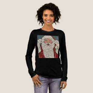Weihnachtsmann überrascht Tri-Blend shirt