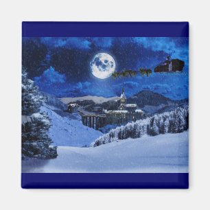 Weihnachtsmann und der Nordpol-Magnet Magnet