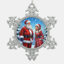 Weihnachtsmann und Frau Claus